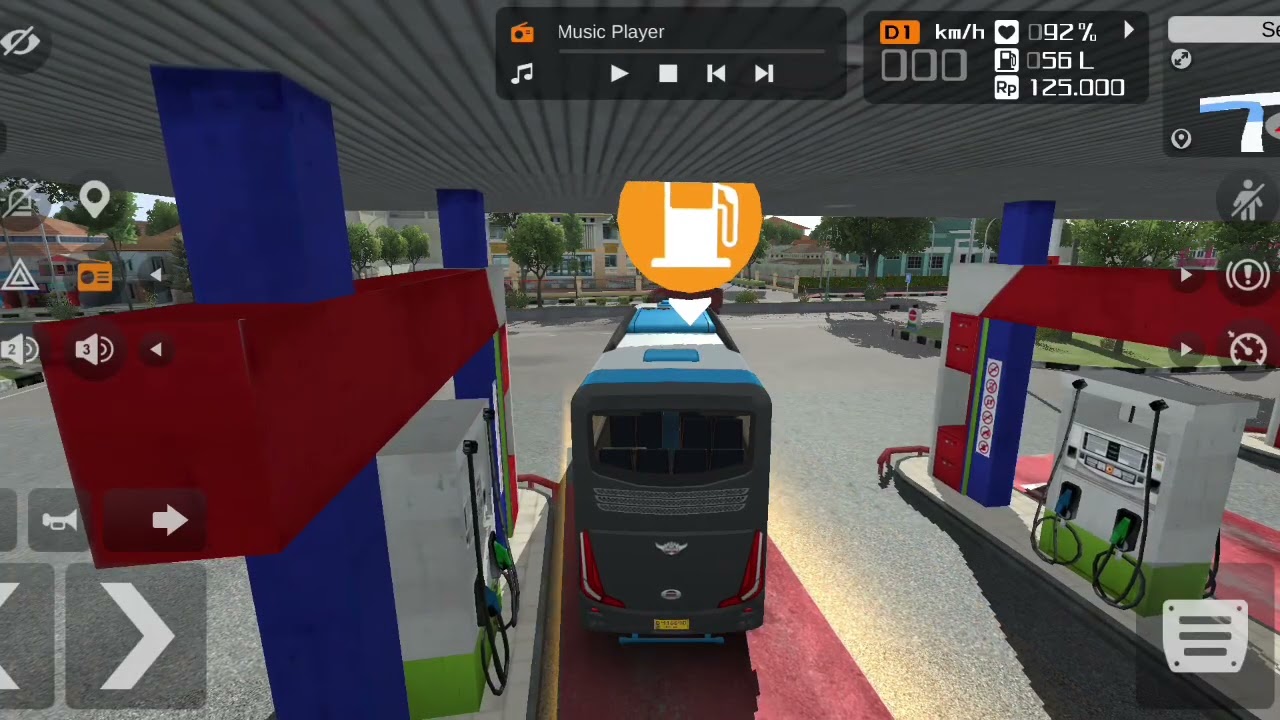 Realistic Bus Simulator Gameplay | City Driving & Passenger Pickups