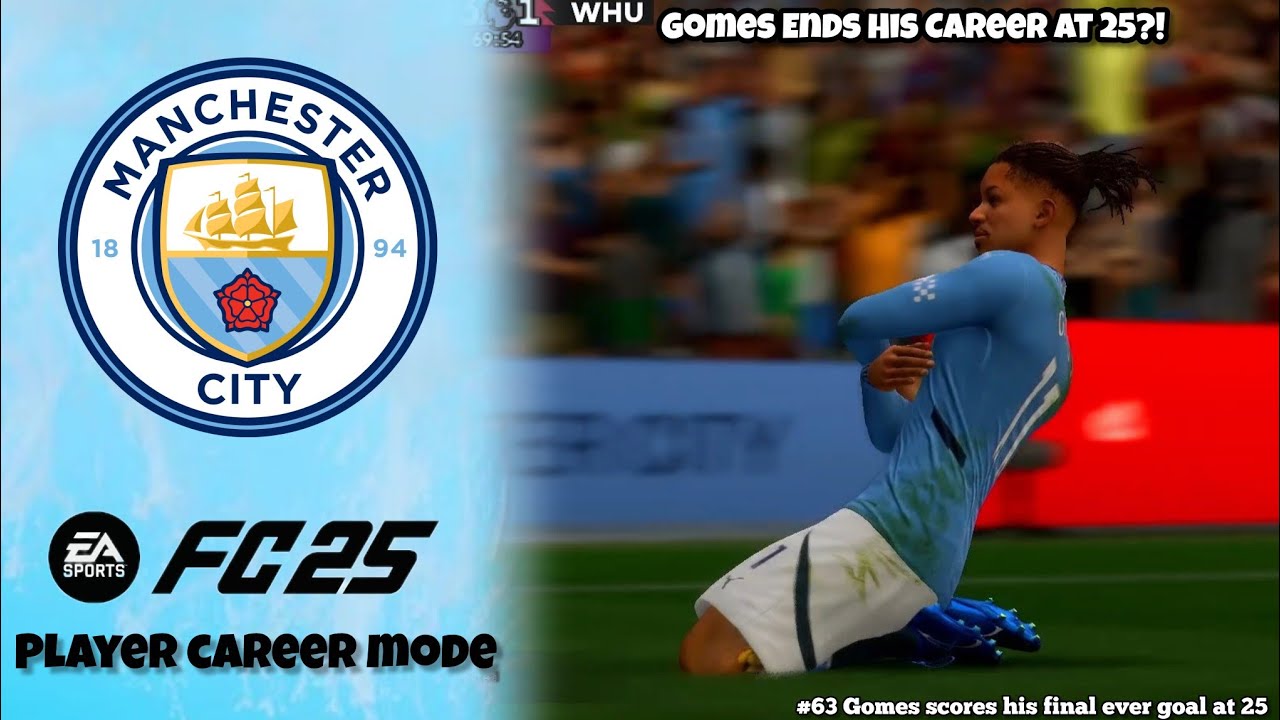 Gomes Scores Final Career Goal At 25?! || EAFC 25 Player Career Mode Episode #63