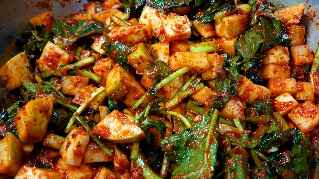 깍두기 이렇게 드셔보세요 깍두기 맛있게 담그는방법 김치요리 깍두기 무요리 깍두기요리 맡반찬요리 겉절이요리 무침요리 깍두기 만드는법 깍두기 만드는방법 깍두기 만들기 황금레시피 레시피