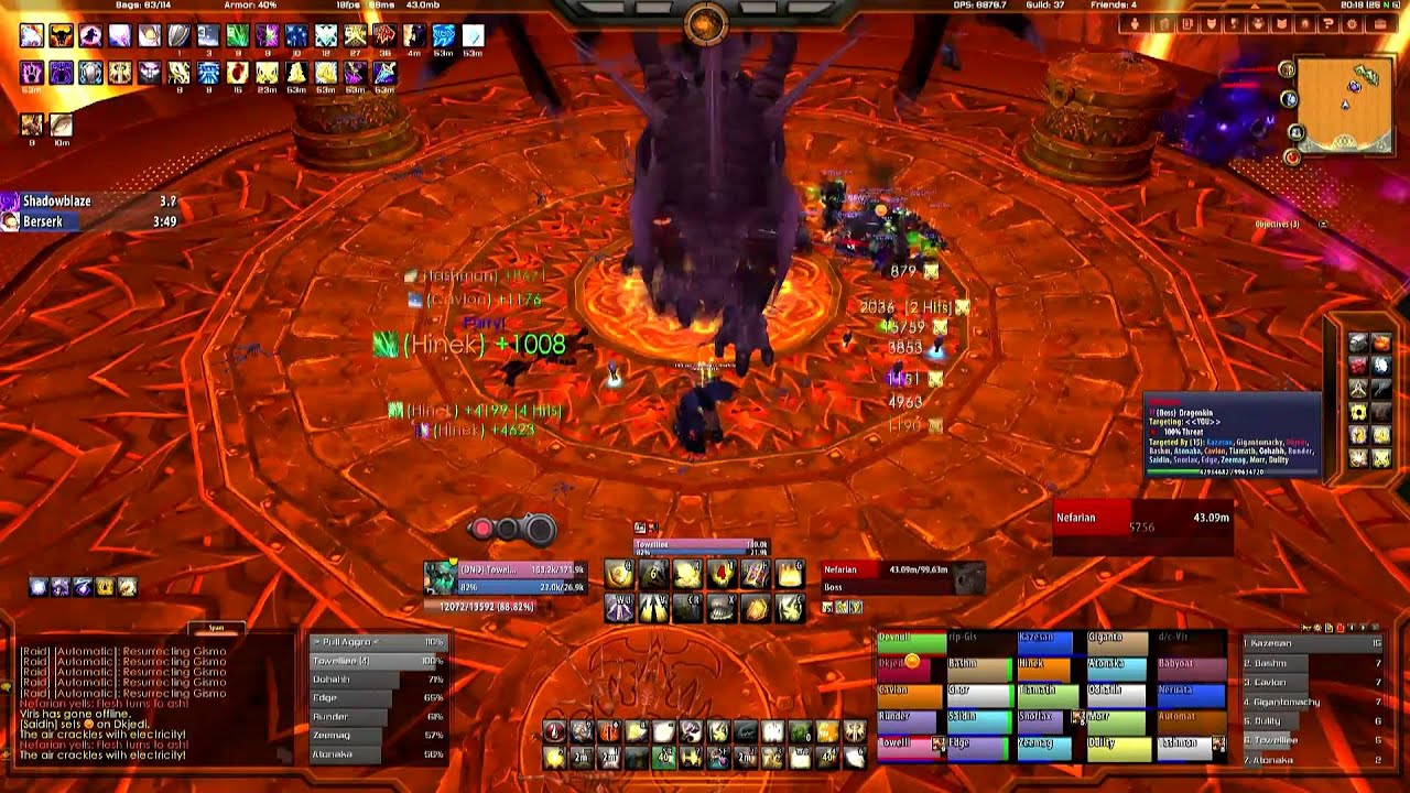 ★ WoW Gameplay - Nefarian 25: How To and Kill, Paladin Tank PoV, ft. Towelliee - TGN