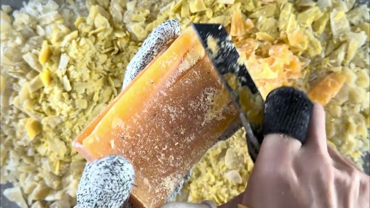 Oddly Satisfying Soap Carving | Crunchy Soap Cutting | No Talking ASMR #soap