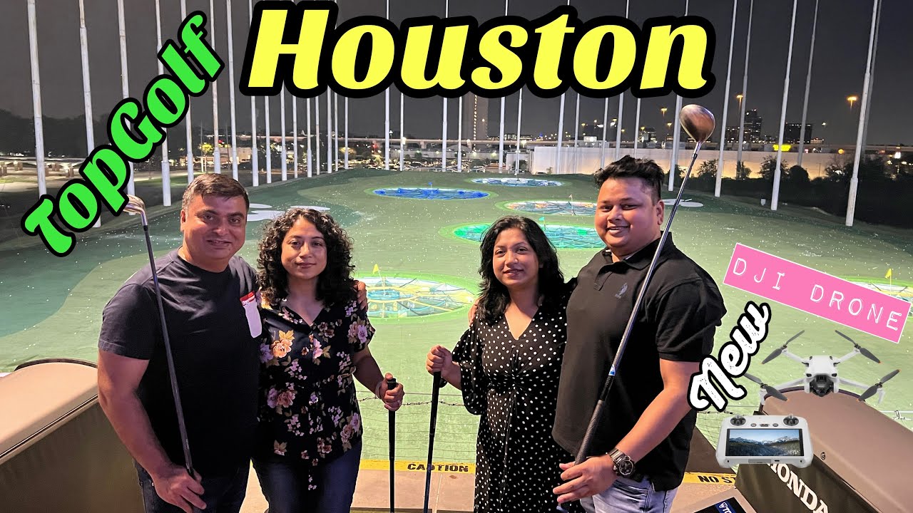 America EP 03: Topgolf Houston Night | DJI Mini 3 Pro with Fly More Kit | Roving Couple
