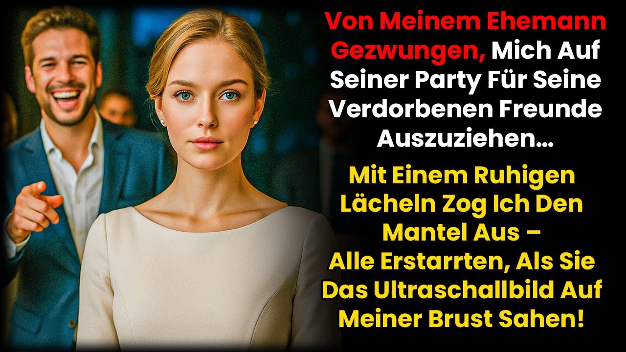 Mein Mann zwang mich, mich vor seinen Freunden auszuziehen –ich zog den Mantel aus und enthüllte...