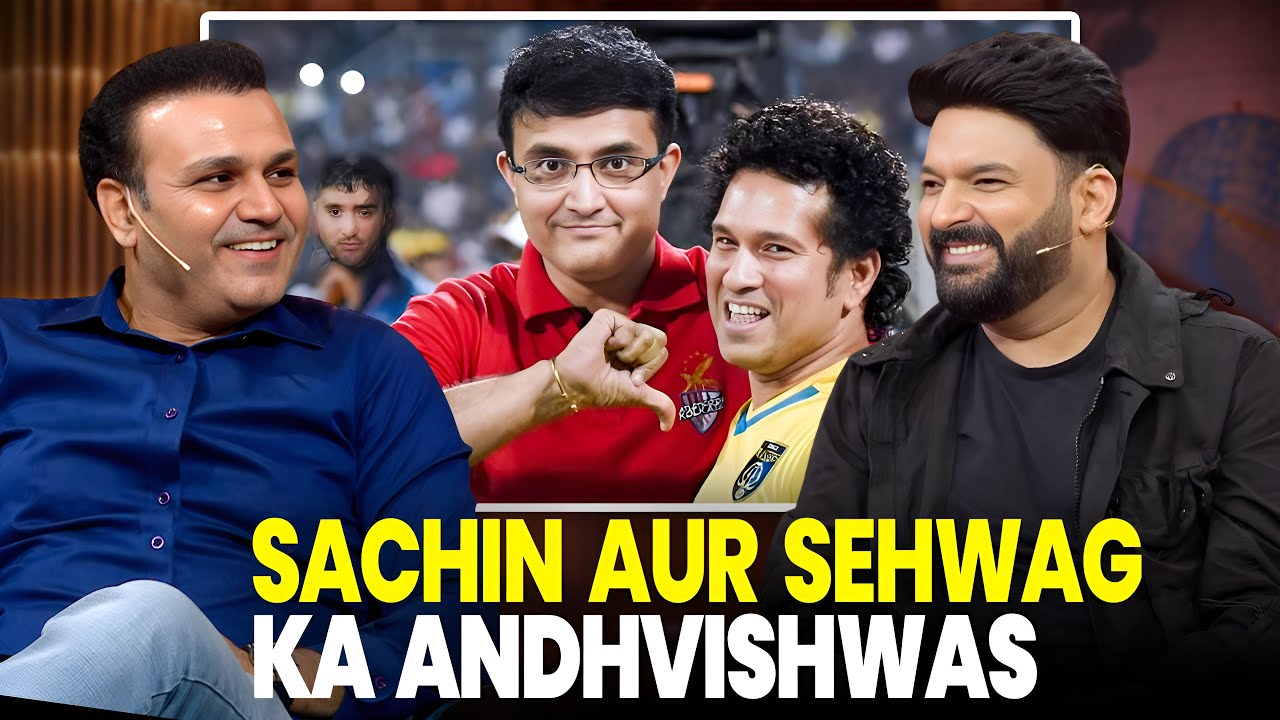 Virendra Sehwag ने कोली Ganguly और  Sachin Paaji की पोल🫢 Indian Cricketers In Kapil Sharma Show