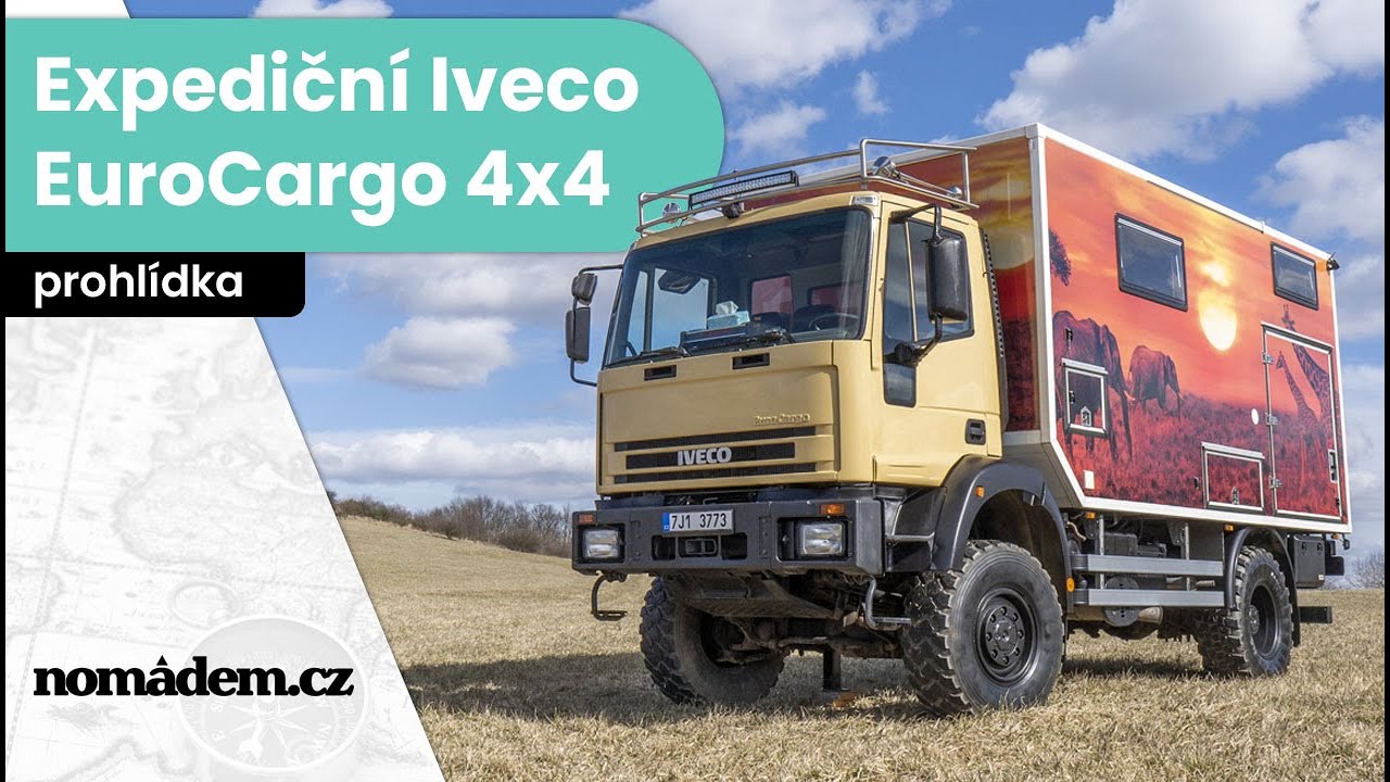 Jak to vypadá v expedičním náklaďáku? Obytné Iveco EuroCargo 4x4