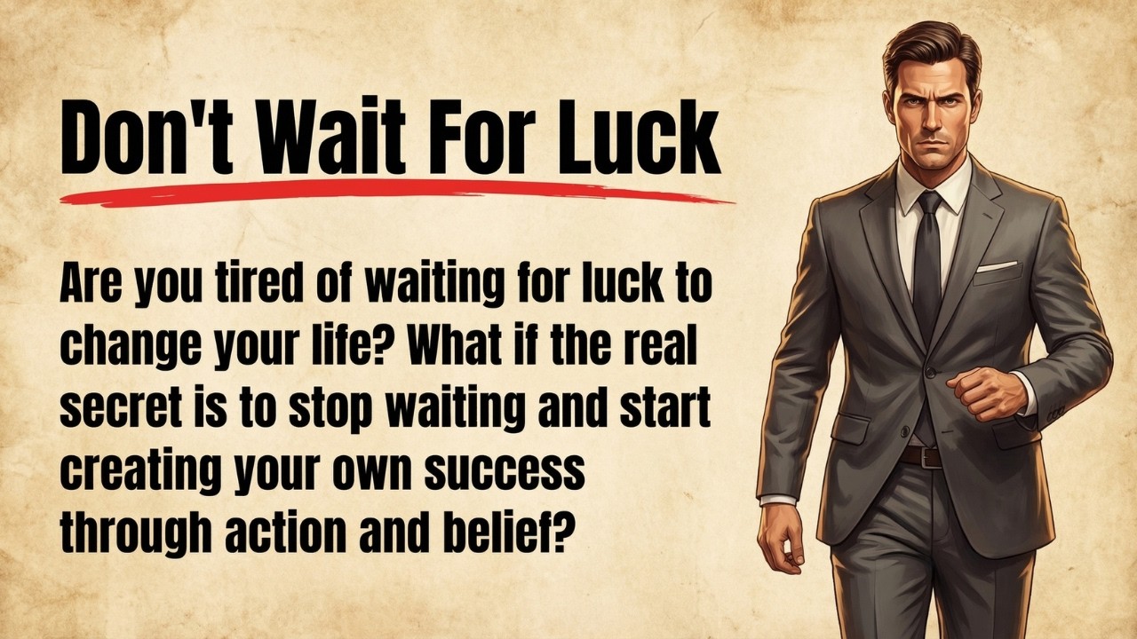 Luck Doesn't Exist 🍀 How to Create Your Own Success (English Motivation)