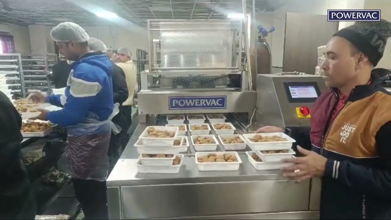 Linear type Automatic Tray Sealing Machine AVTS-500 #vacuumsealer #vacuumpackaging Sweets Packaging