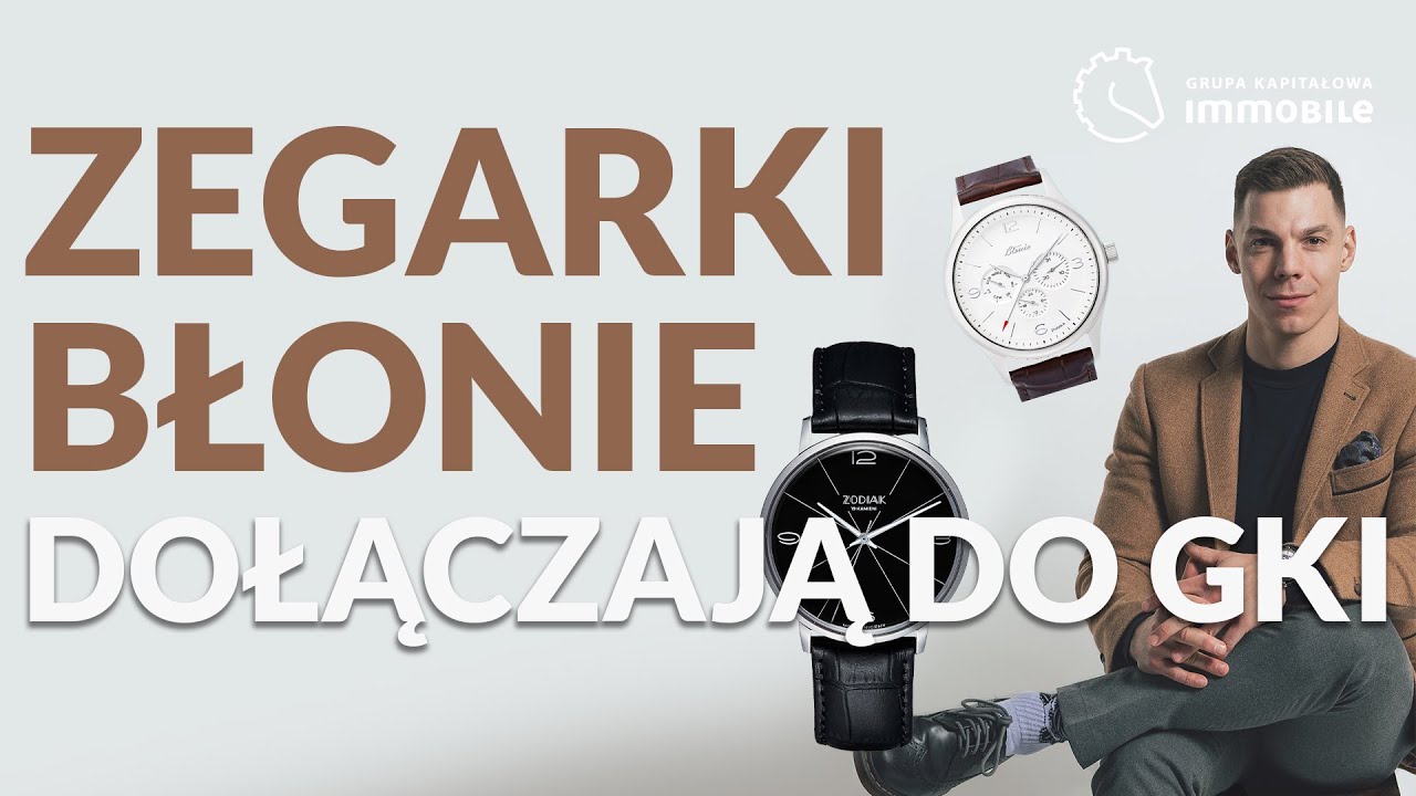 Zegarki Błonie dołączają do Immobile!