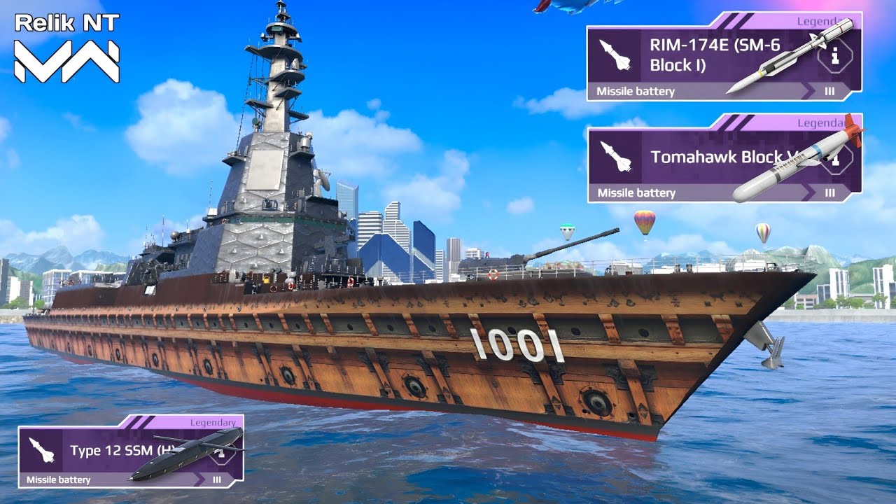 JS Ibuki(ASEV-1001) The Spammer Cruiser | 13,500 Artcoin - Modern Warships 