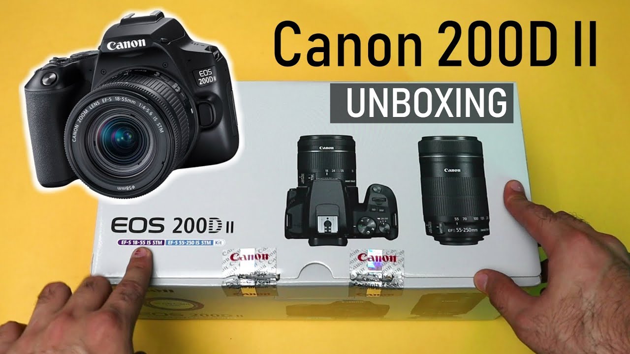 Canon EOS 200D II Unboxing and Overview: 4K Video, Eye AF (Hindi)