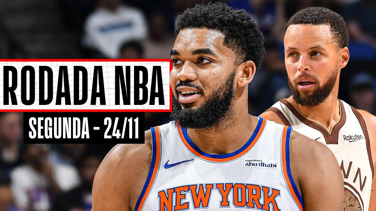 TOWNS tem noite inspirada e lidera os KNICKS; WARRIORS vencem com show de CURRY - Rodada NBA 24/11