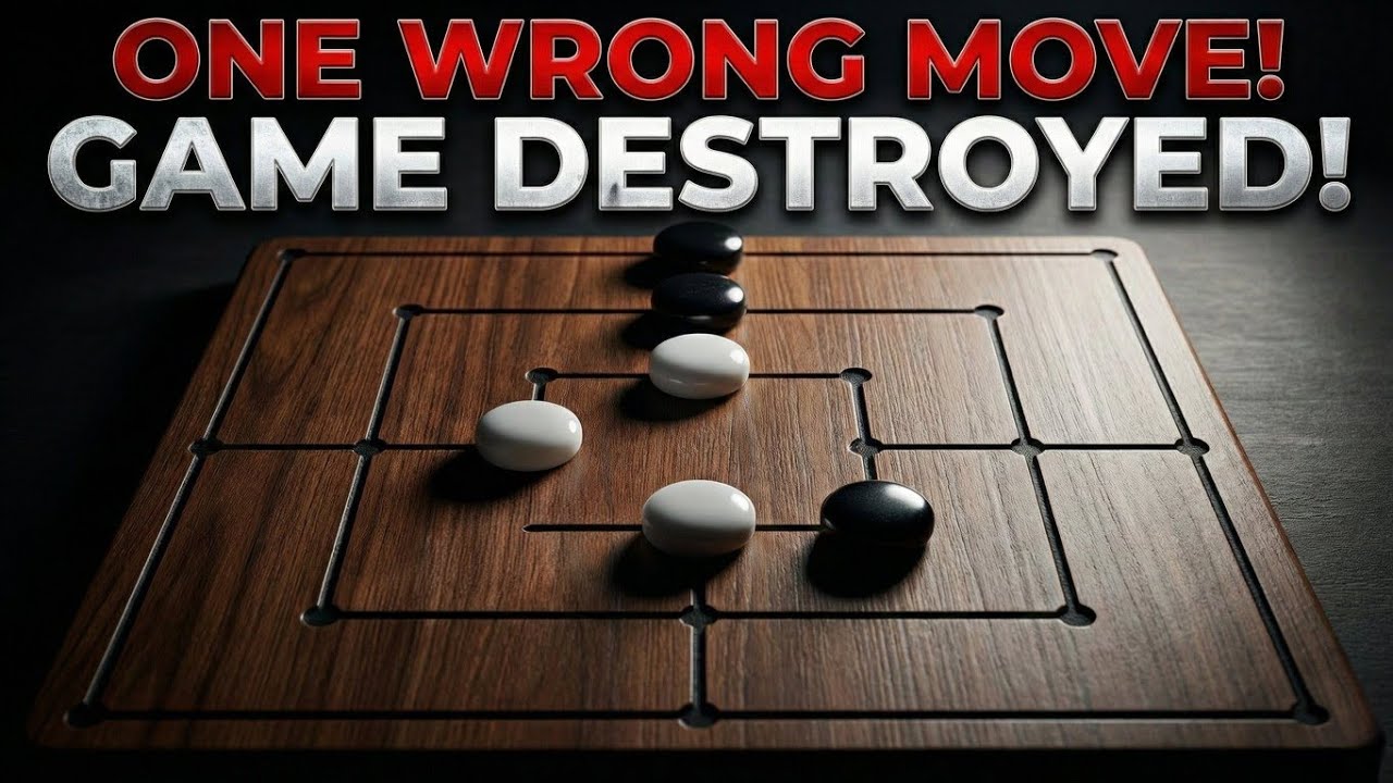 Winning Position DESTROYED by a Single Wrong Move | Mills Game