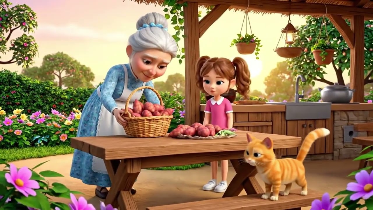 Lucky the cat and her owner went back to her grandmother's hometown