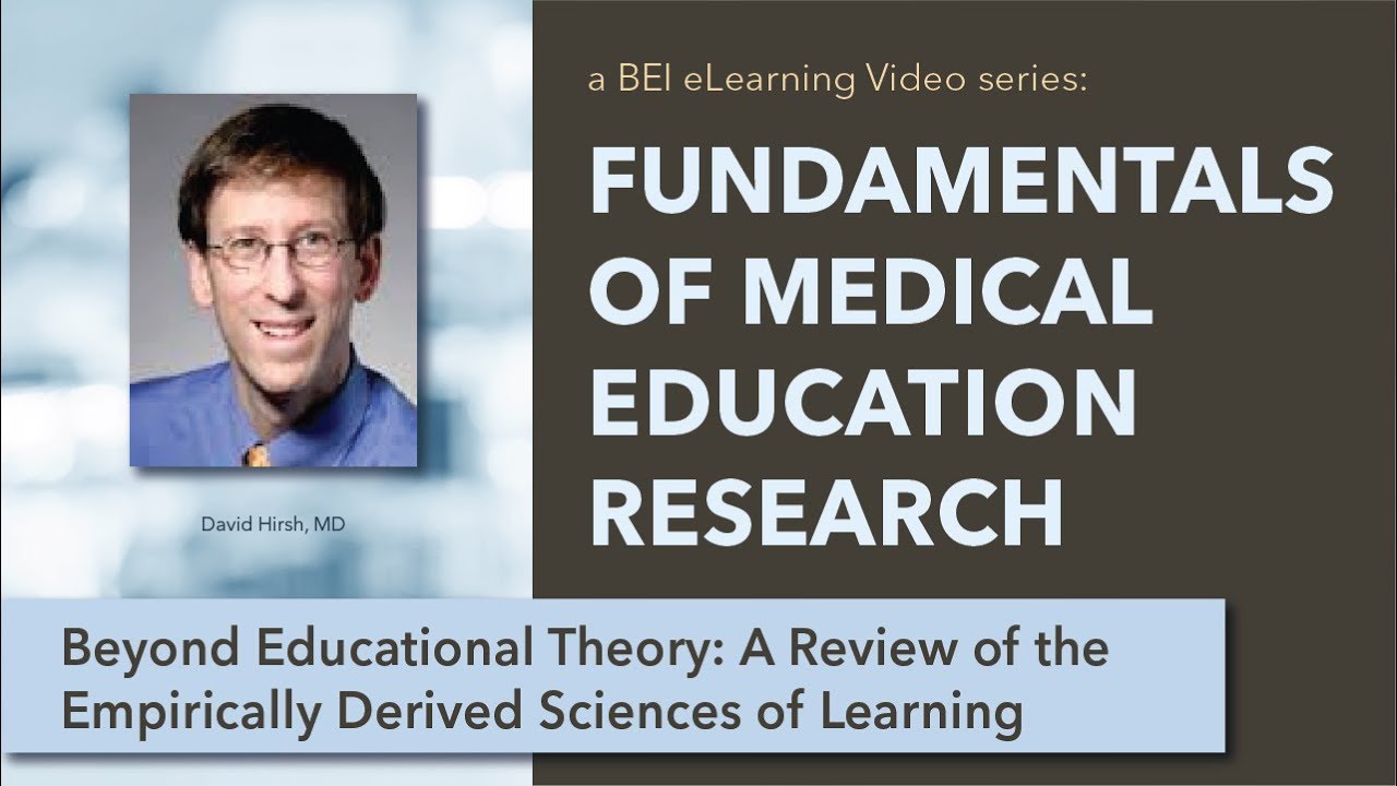 Beyond Educational Theory: A review of the empirically derived sciences of learning