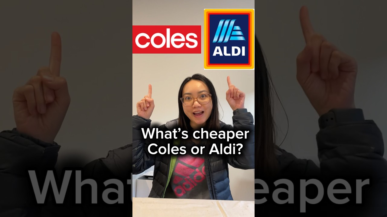 What&rsquo;s Cheaper, Coles or Aldi? #costofliving #australia #mumlife