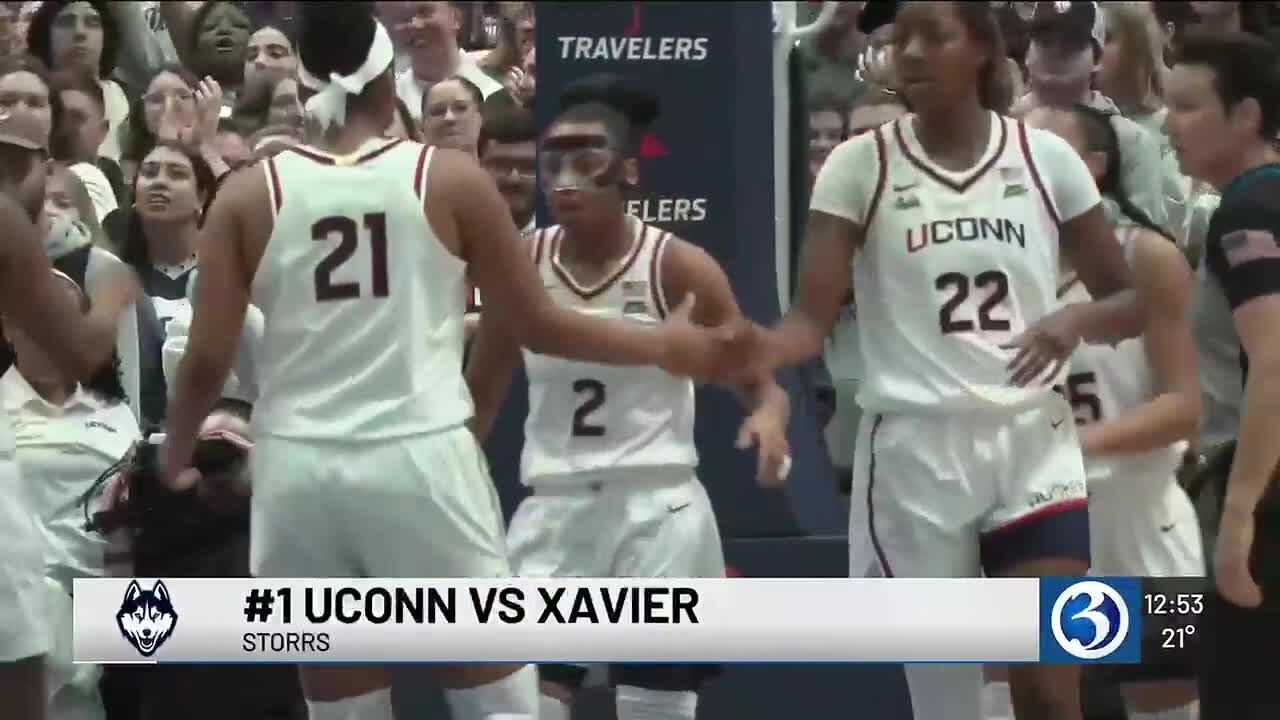 UConn women's basketball team takes on Xavier tonight