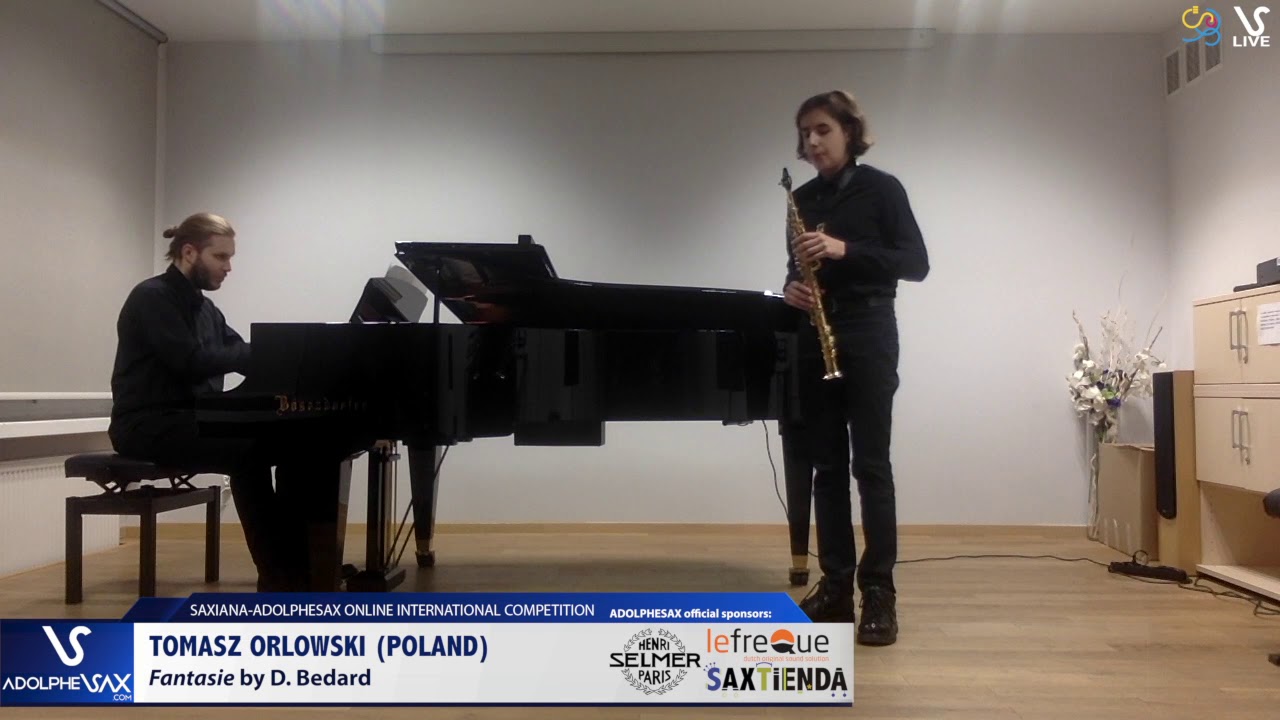 Tomasz ORLOWSKI plays Fantasie by F. Bedard #adolphesax