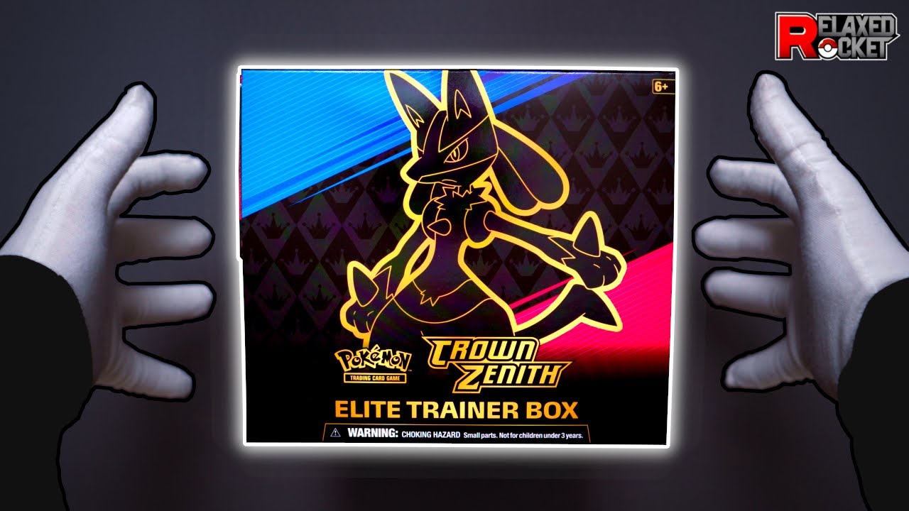 *NEW* Crown Zenith ETB Opening [No Talking] Pokemon Cards ASMR