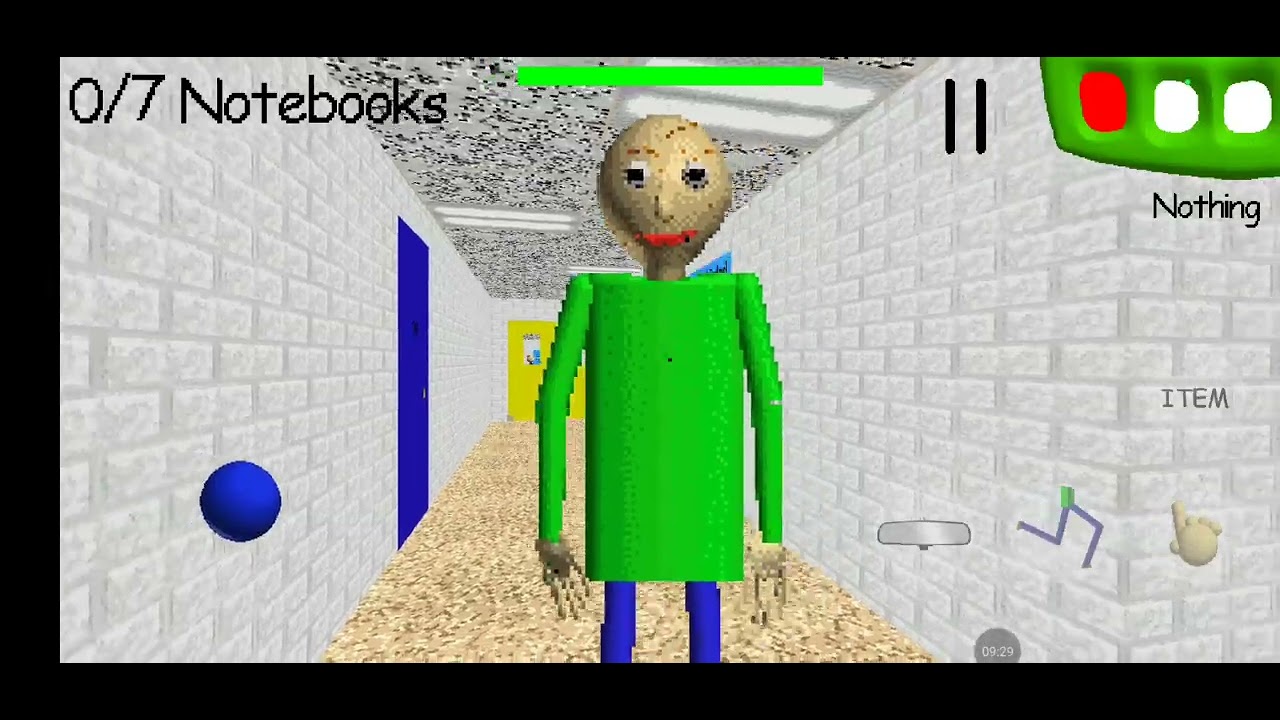 Played alil baldi (quit within seconds prob won't play again-)