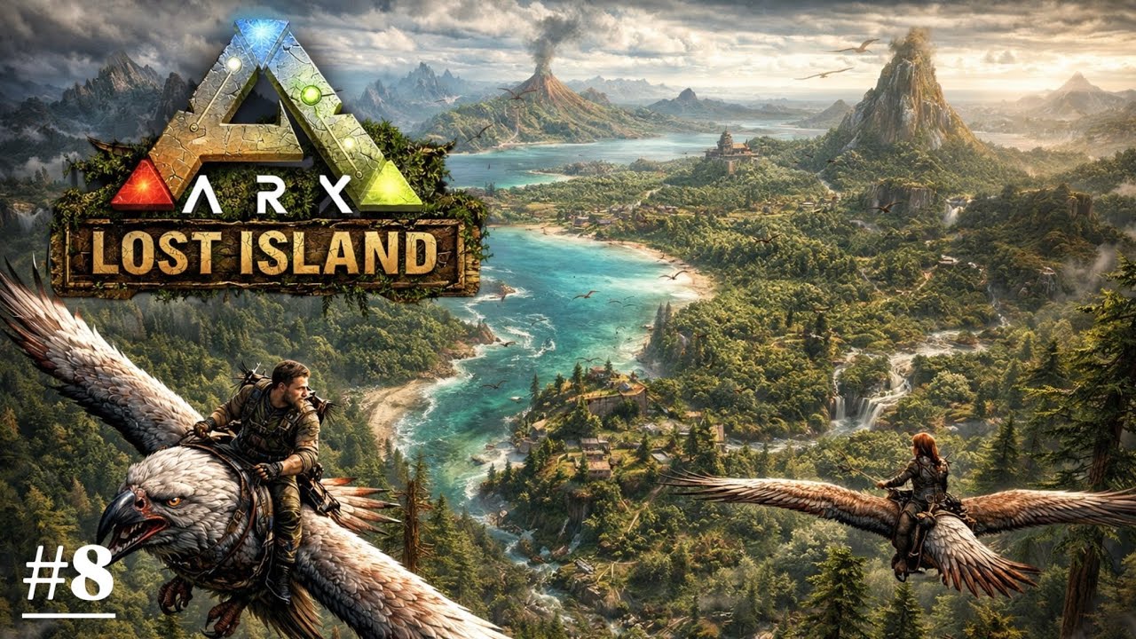 EXPLORATION DE LOST ISLAND ! (PART I) #8 (Ark Survival Evolved)