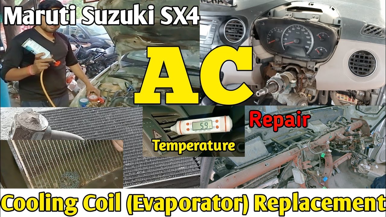Maruti Suzuki Sx4 AC Repair, Cooling Coil (Evaporator) Replec. @ShreeBalajiAuto