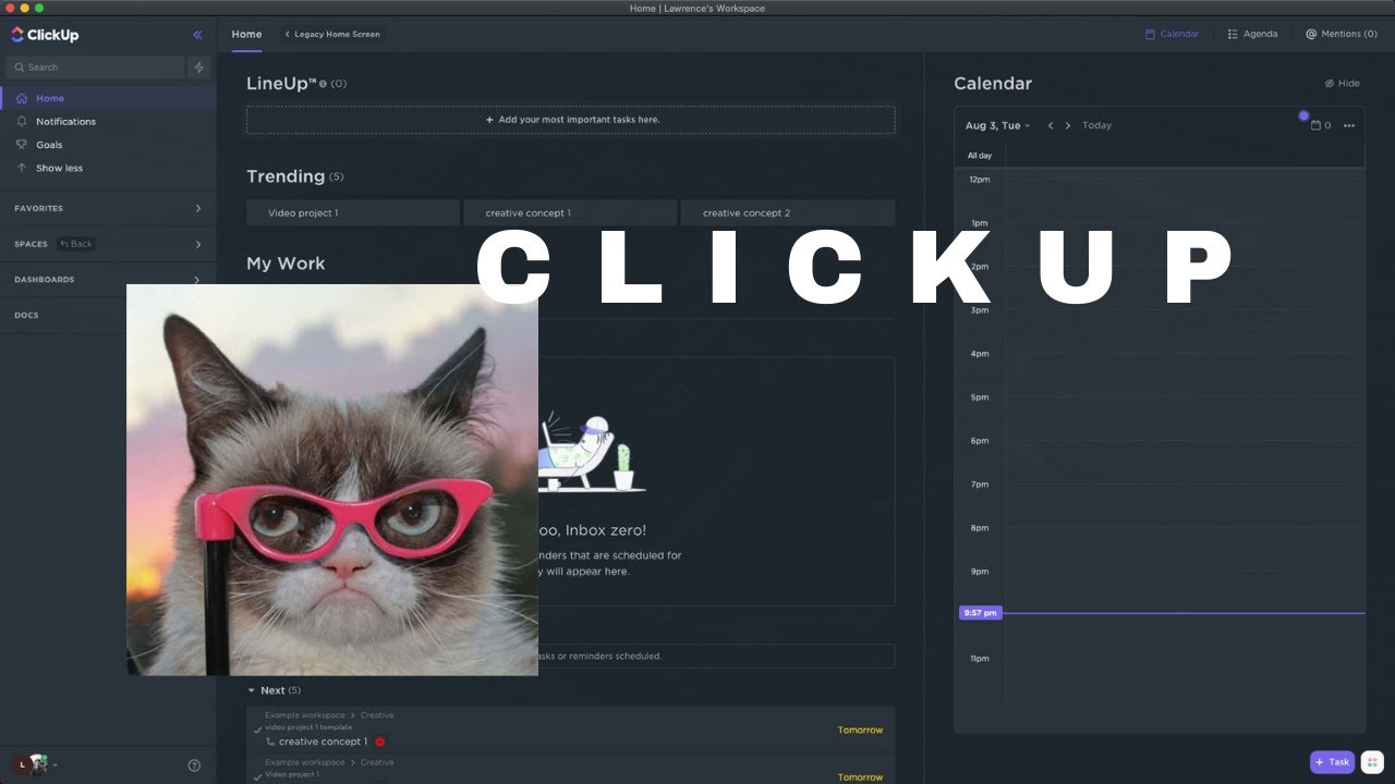 Clickup Overview and Pros/Cons: An underwhelming fully featured Project Management system