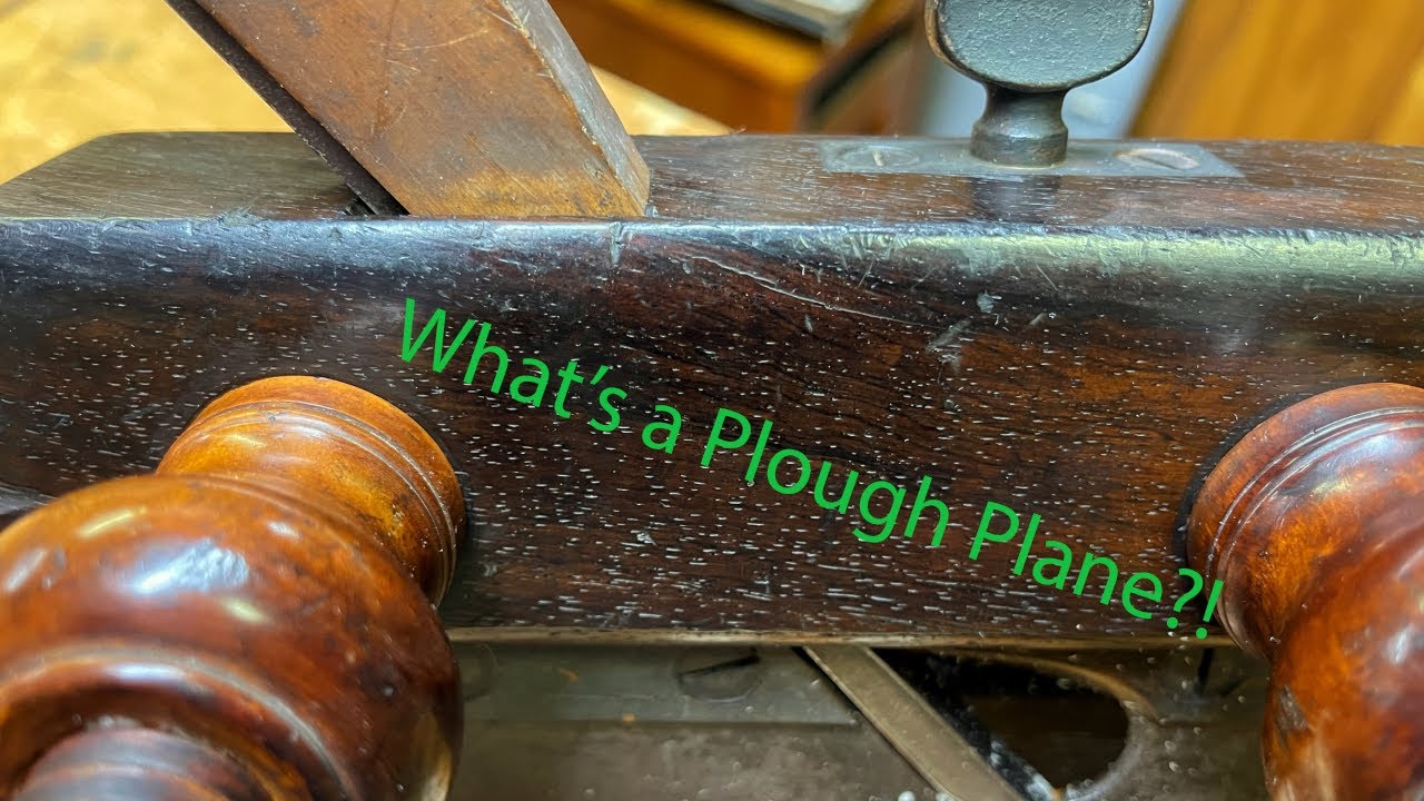 Vintage Plough or Plow or Grooving plane -- A Closer Look!