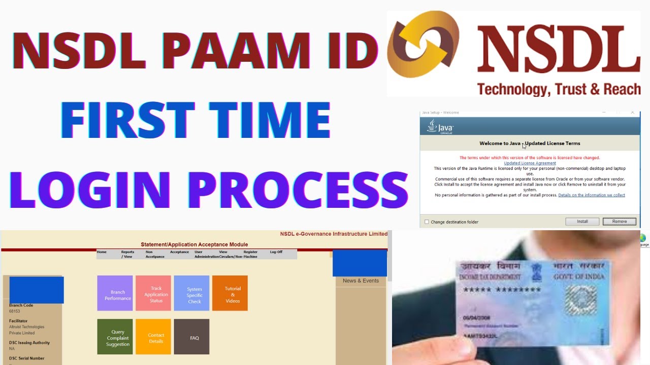 How To Login NSDL Paam id First Time | NSDL Paam ID Login Full Process