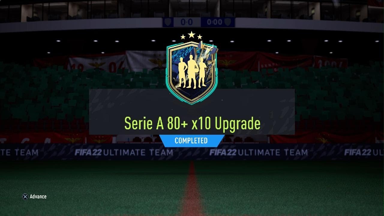 FIFA 22 84+ Serie A Player Pick & Serie A 80+ &times;10 Upgrade Pack