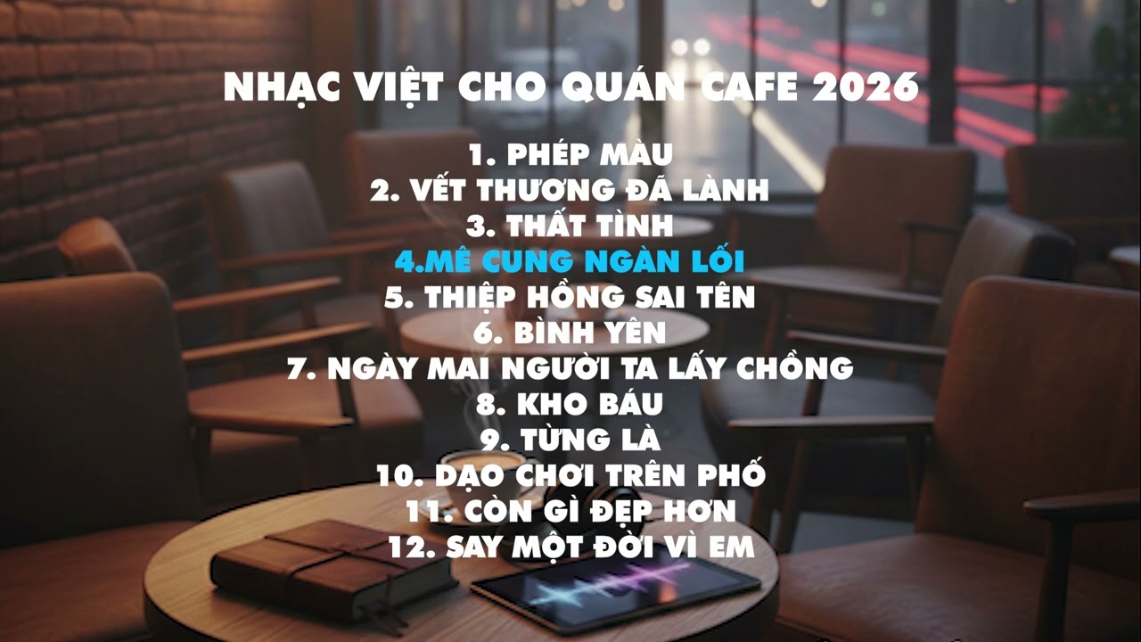List nhạc Việt cho quán cafe | phép màu, thiệp hồng sai tên, kho báu, từng là, nhạc Viral Tik Tok