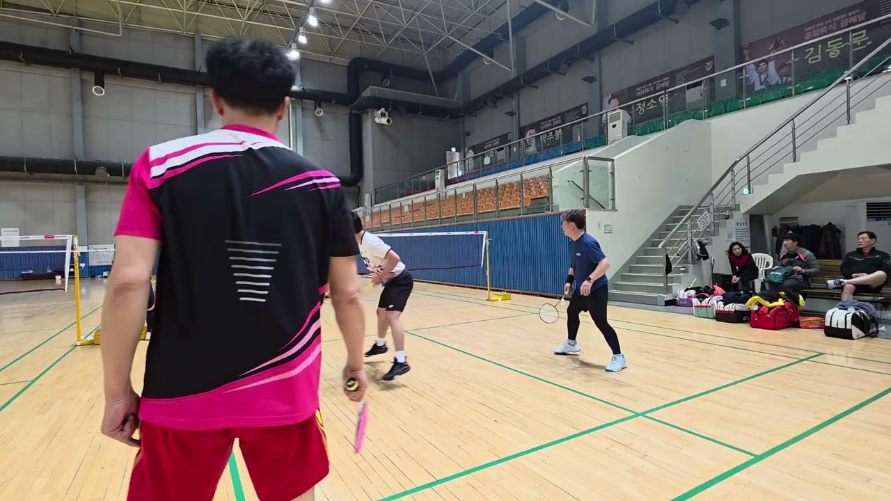 20260207 전주 덕진체련공원 실내배드민턴장 남복 3