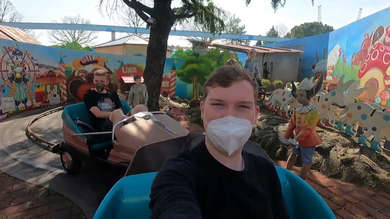 Süße Themenfahrt in kleinem Freizeitpark! PINOCCHIO - Italia in Miniatura (Onride / POV)