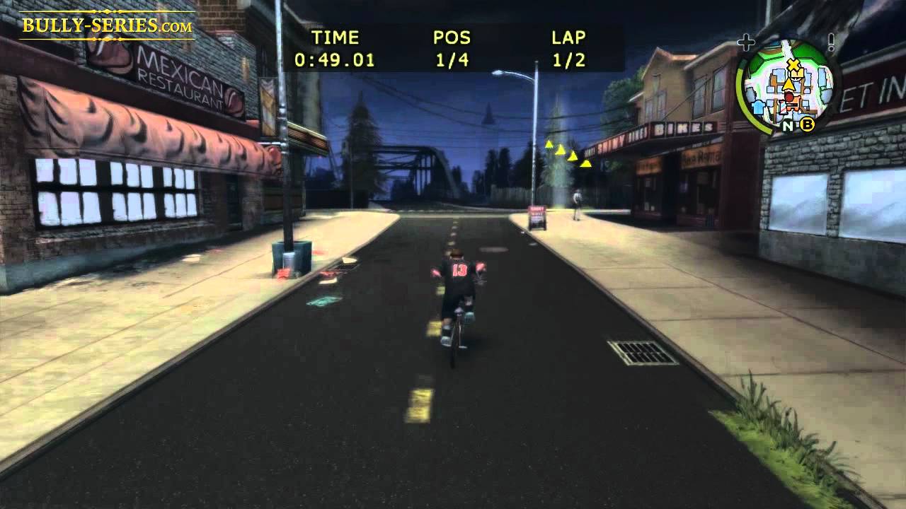 Bullworth Town - Bike Race #2 - Bully