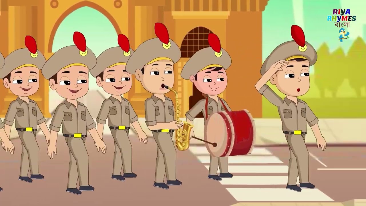 नन्हां मुन्ना राही हूँ | Nanha Munna Rahi Hoon in Bangla | Popular Indian Patriotic Hindi song