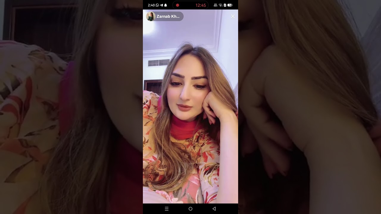 Zarnab khan hot gad saksi figar tiktok live  @fizunoor123