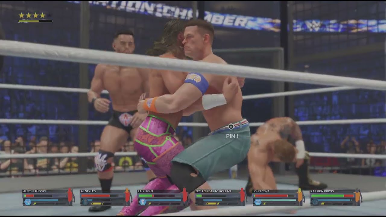 WWE 2K24 | ELIMINATION CHAMBER | Men's Elimination Chamber Match