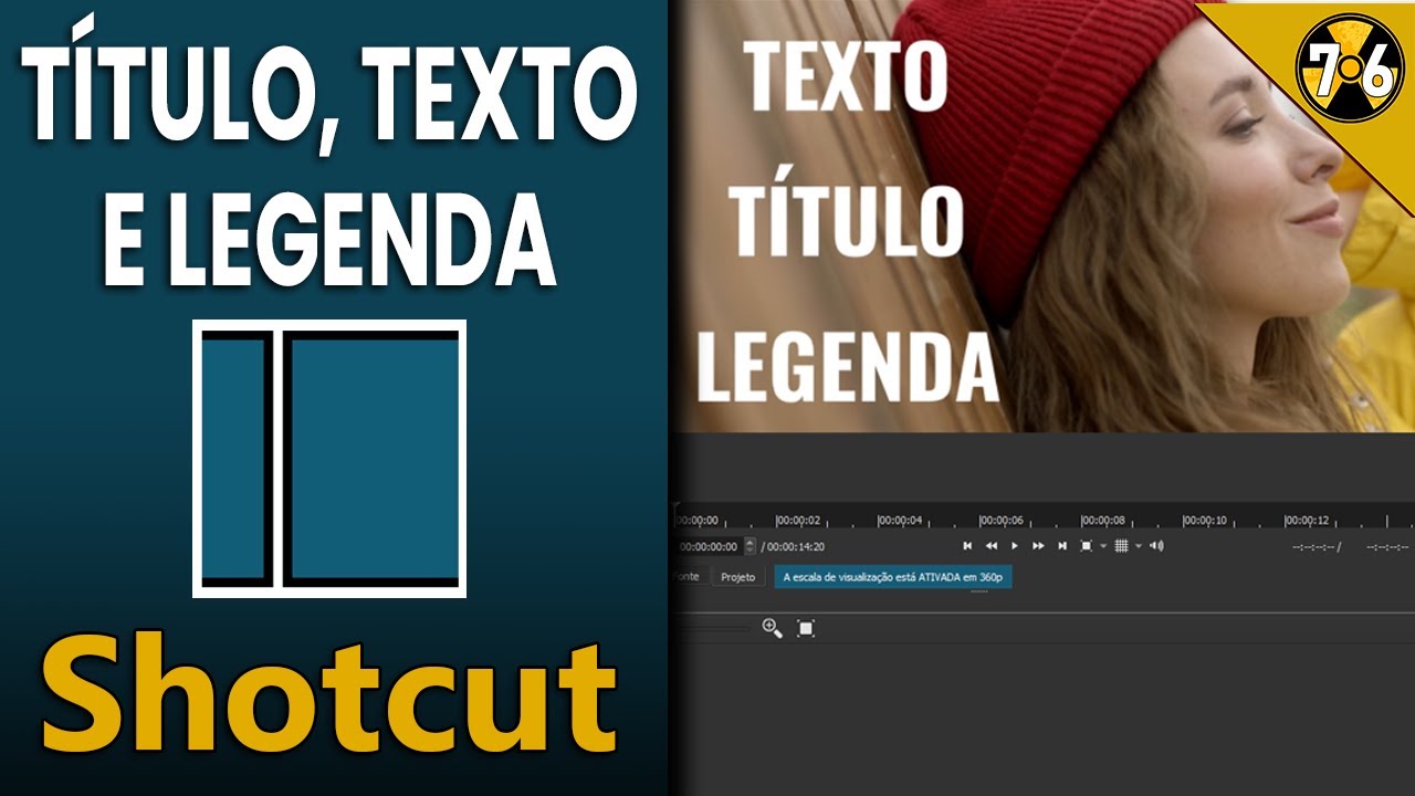 Shotcut Tutorial: Título, Texto e Legenda Fácil e Rápido