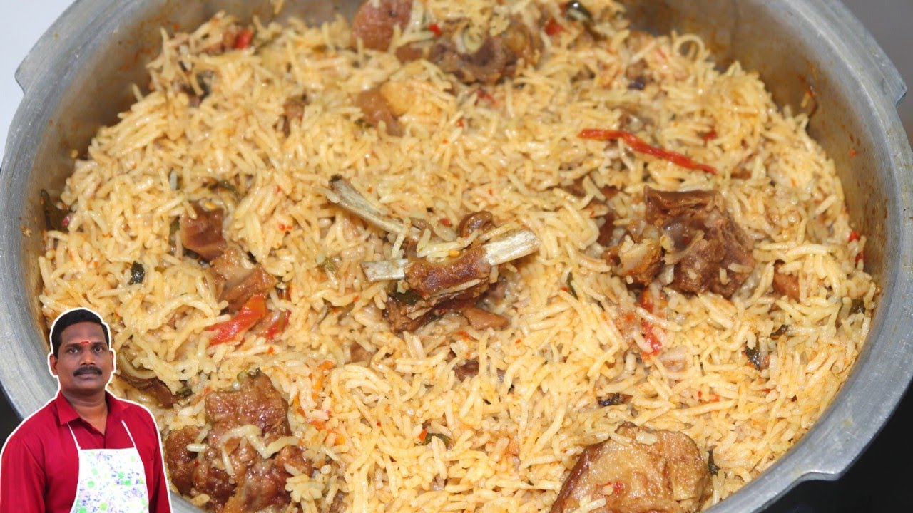 குக்கரில் ஆம்பூர் மட்டன் பிரியாணி மிக சுவையாக செய்வது எப்படி | Ambur mutton biryani in cooker
