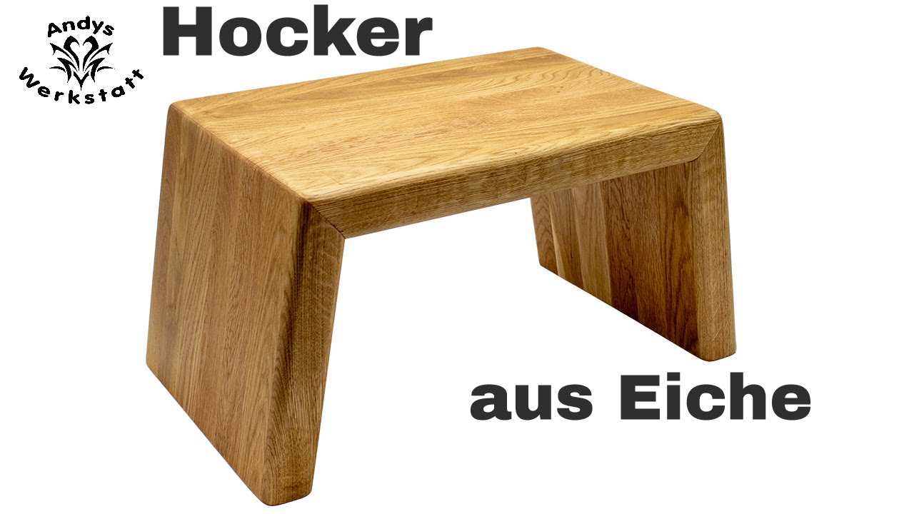 Eiche Hocker / Tritthocker selber bauen