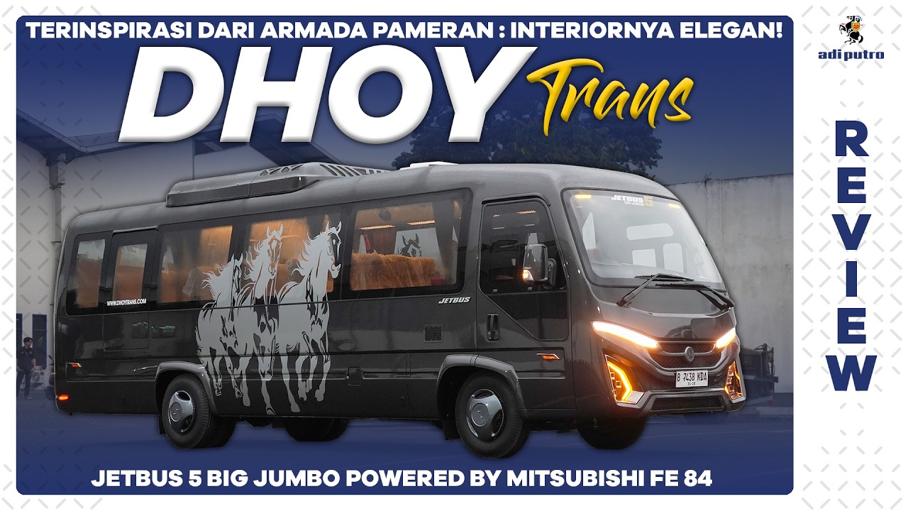 Terinspirasi Dari Armada Pameran - Interiornya Elegan! Armada PO DHOYTRANS : Jetbus 5 Big Jumbo