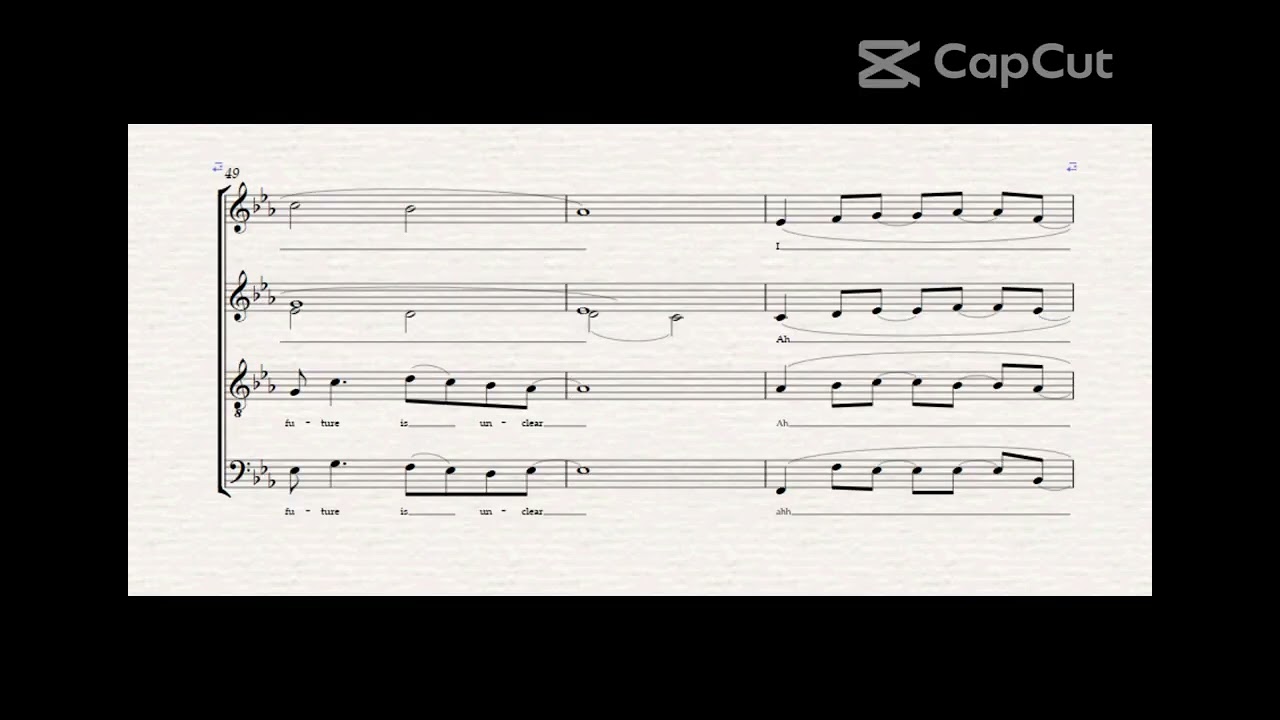 I Will Be Here - Batavia Madrigal Singers (Audio & Music Sheet) | Arranged by CRR