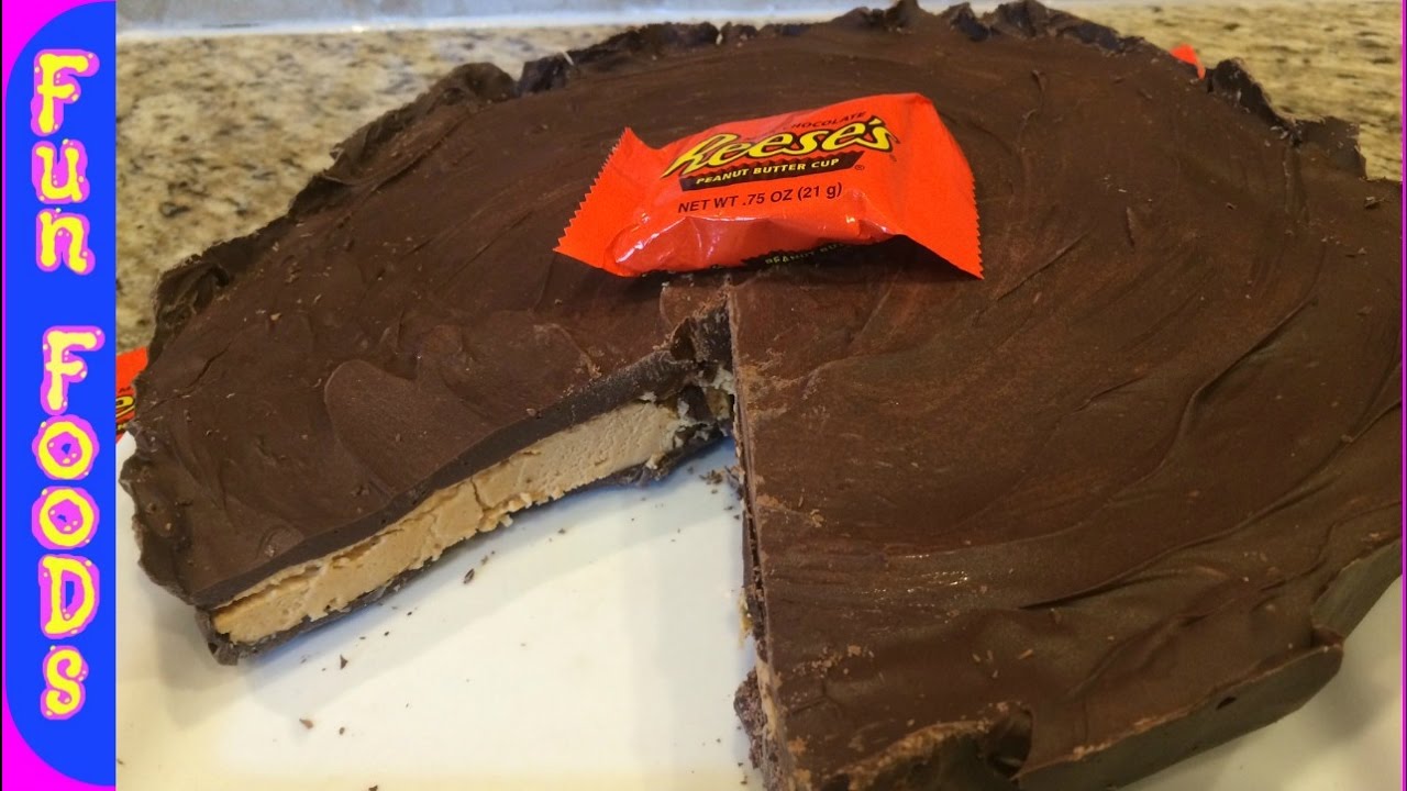 Giant Reese's | Homemade Reese's Pie