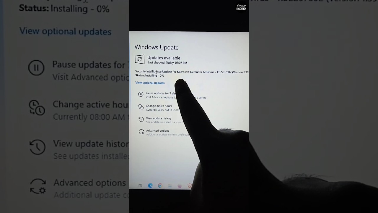 How to update Windows 10 | Windows 10 Update | #windows10 #shorts #computer #pc #tech