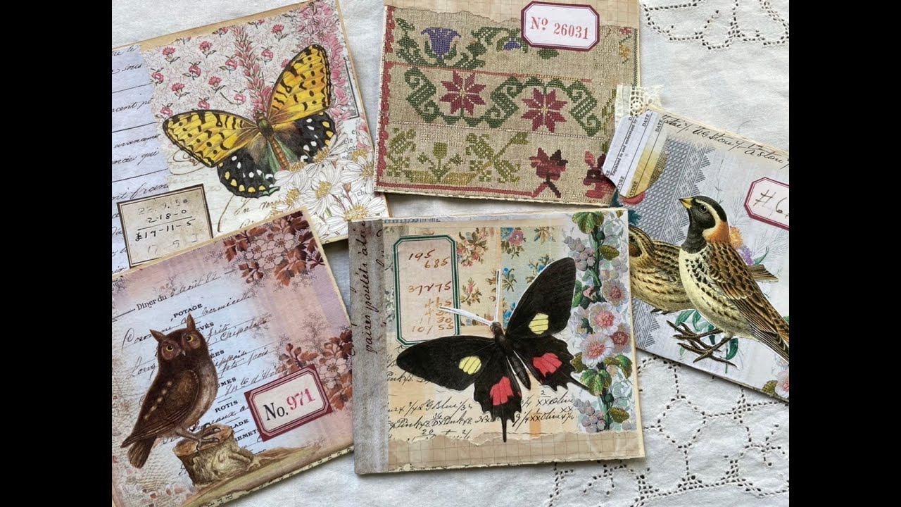 Junk Journal mass making and stash busting Patricia Viramontes wallet style journal inserts