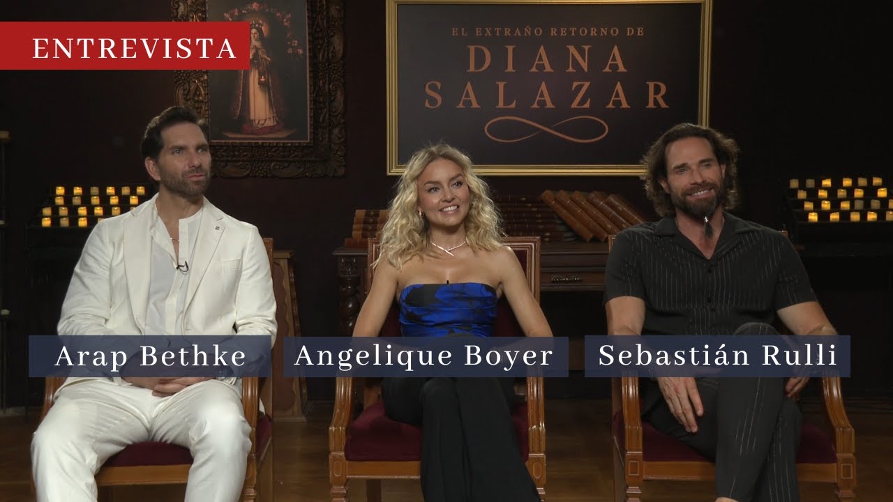 ANGELIQUE BOYER, SEBASTIÁN RULLI y ARAP BETHKE en 