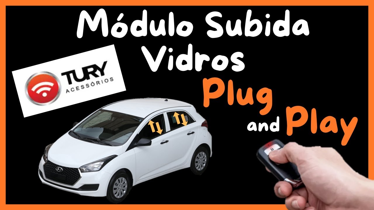 MODULO SUBIDA DE VIDRO TURY PRO 4 10AN PARA HB20