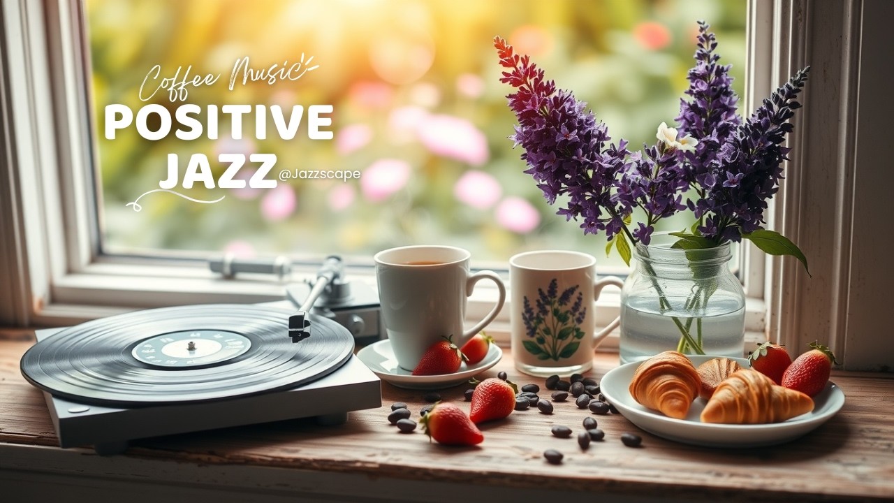Morning Jazz Café ☕ Soft Piano Coffee Jazz & Relaxing Bossa Nova Instrumental for Good Vibes