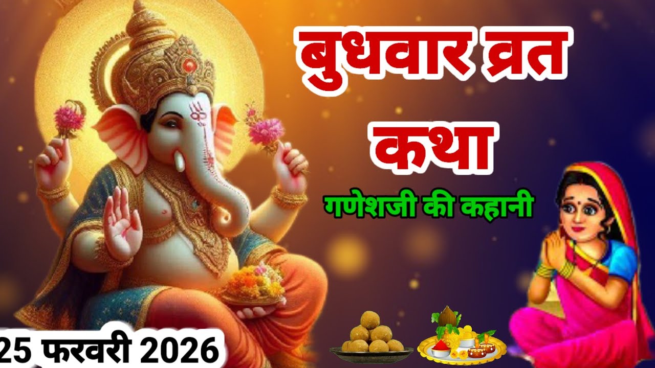 बुधवार व्रत कथा || Budhwar vrat katha || गणेशजी की कथा || Ganesh ji ki kahani || बुधवार स्पेशल 