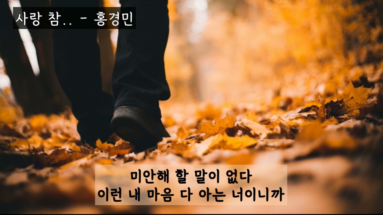 사랑 참.. - 홍경민 (가사ㅇ) 2006