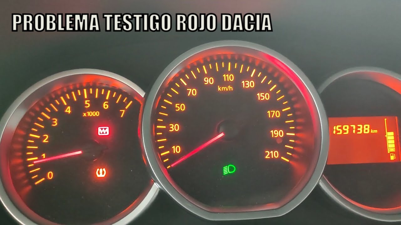 Problemas en el Dacia Lodgy: ¿Por qué se enciende el testigo rojo?
